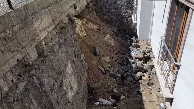 İstinat duvarı davası! Bina sakinleri tedirgin - Resim: 4