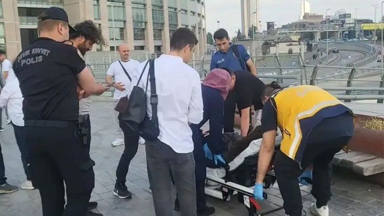 İstanbul Adalet Sarayı’nda bariyerler devrildi! İki adliye çalışanı yaralı - Resim: 2