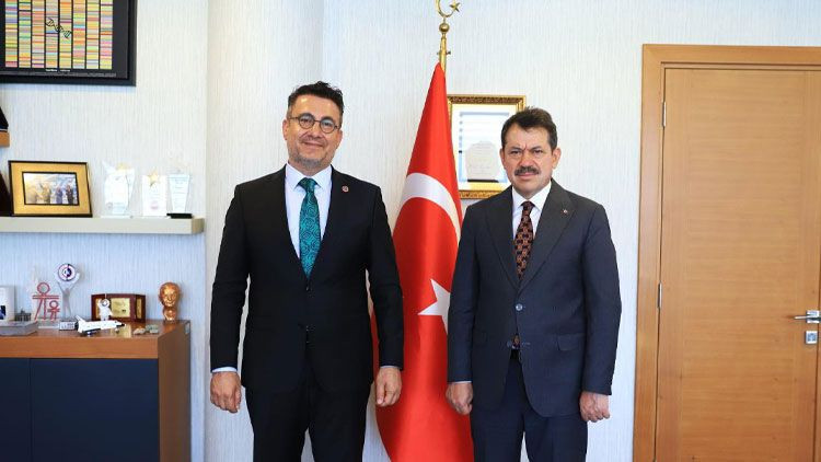 Başsavcı Yeldan’dan, İYTE Rektörü Baran’a ziyaret! - Resim: 3