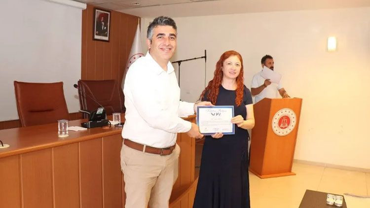 Amasya Adliyesi’nde sağlıklı hayat eğitimi! Katılım belgelerini Başsavcı Kocaman verdi - Resim: 4