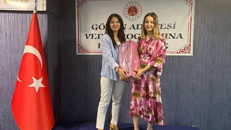 Gönen Adliyesi’nde Hakim Çiftçi için veda yemeği - Resim: 1