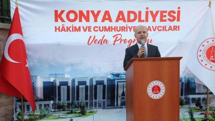 Konya Adliyesi’nde duygusal veda! Başsavcı helallik istedi - Resim: 2