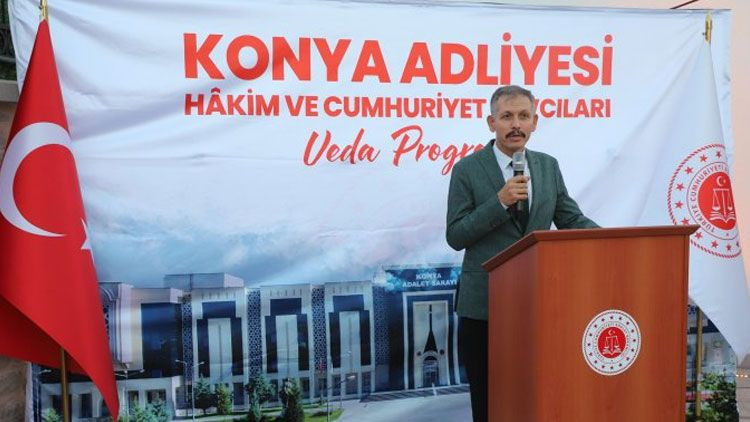 Konya Adliyesi’nde duygusal veda! Başsavcı helallik istedi - Resim: 3
