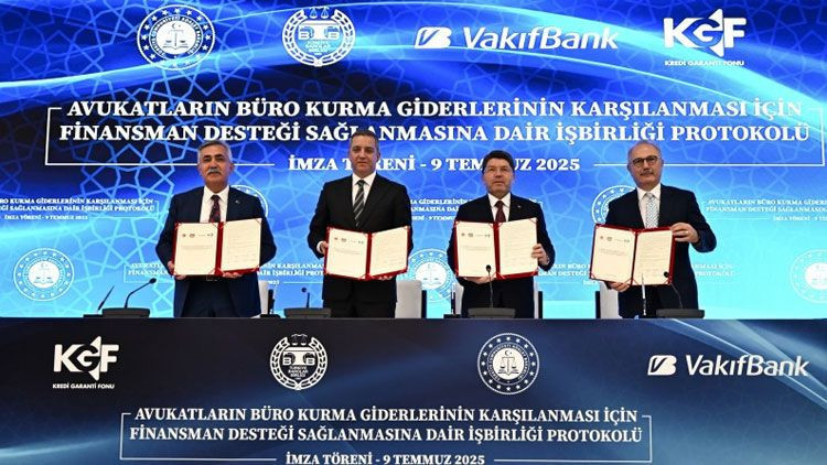 Protokol imzalandı! Genç avukatlara büro kurabilmeleri için kredi desteği - Resim: 3