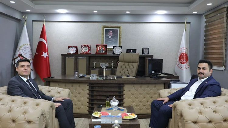 Başsavcı Sandal ve Komisyon Başkanı Güler, Kaymakam Ülkü’yü ağırladı! - Resim: 1