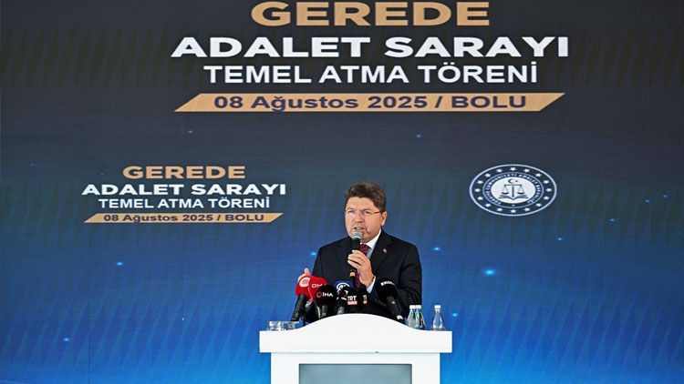 Gerede Adalet Binası’nın temeli atıldı! Bakan Tunç düğmeye bastı - Resim: 1