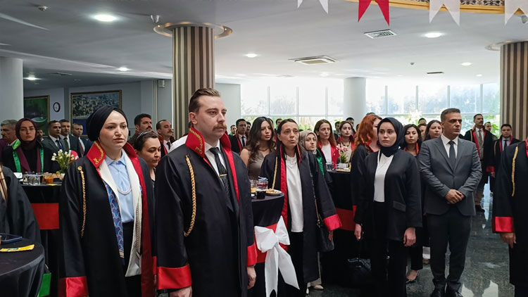 Şanlıurfa’da yeni adli yıl heyecanı! Kıdemli hukukçulara plaket - Resim: 2