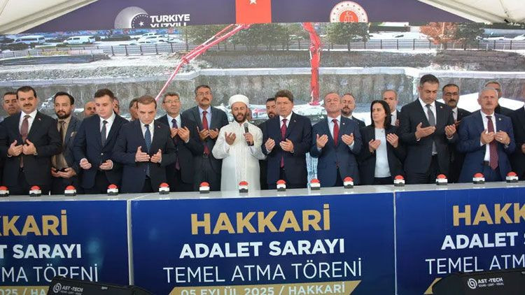 Hakkari Adalet Sarayı'nın temeli atıldı! Bakan Tunç butona bastı - Resim: 6