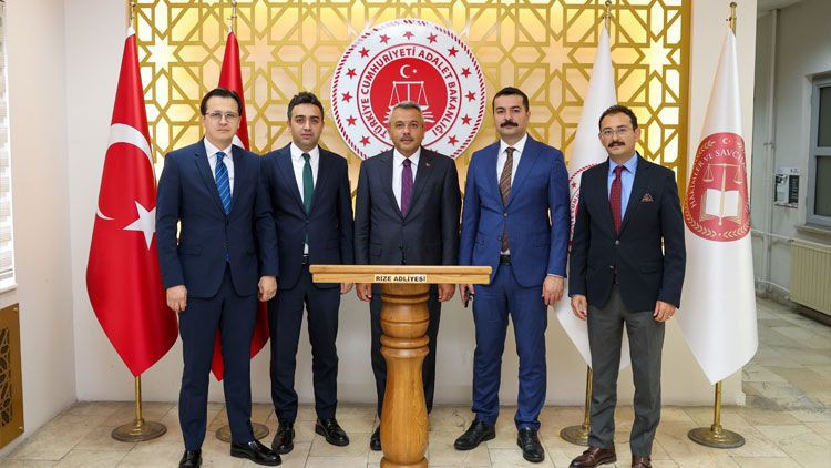 Rize Valisi Baydaş’tan, Rize Adliyesi'ne yeni adli yıl ziyareti - Resim: 1