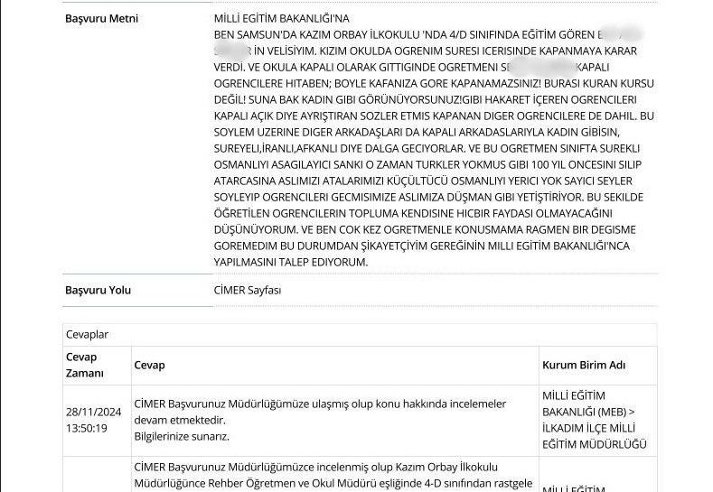 Öğrenciye 'başörtüsü mobbingi' iddiası karakolda bitti! "Kadın gibi görünüyorsunuz" - Resim: 2