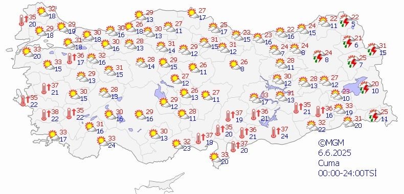 BAYRAMDA HAVA NASIL OLACAK? Meteoroloji 5 günlük hava raporunu yayınladı. İşte gün gün hava durumu - Resim: 7