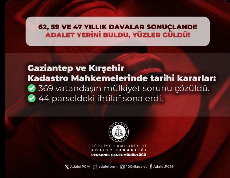 47,59 ve 62 yıllık davalar karara bağlandı! "Sıfır kadastro" hedefine yaklaşıldı - Resim: 2