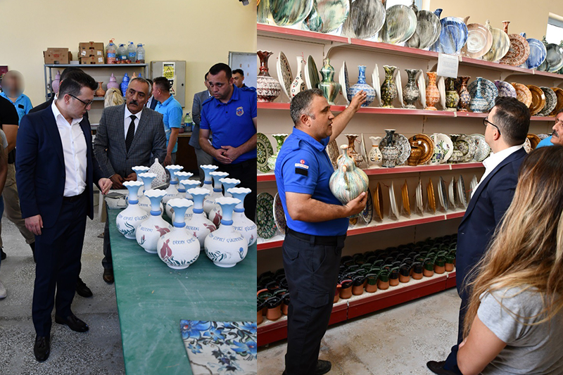 Başsavcı Karakoca, Nevşehir E Tipi Kapalı Ceza İnfaz Kurumu'nda incelemelerde bulundu - Resim: 3