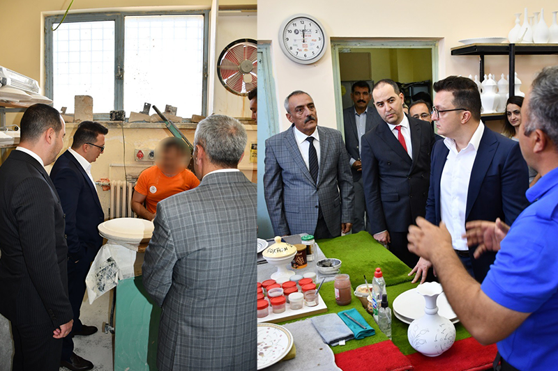 Başsavcı Karakoca, Nevşehir E Tipi Kapalı Ceza İnfaz Kurumu'nda incelemelerde bulundu - Resim: 4