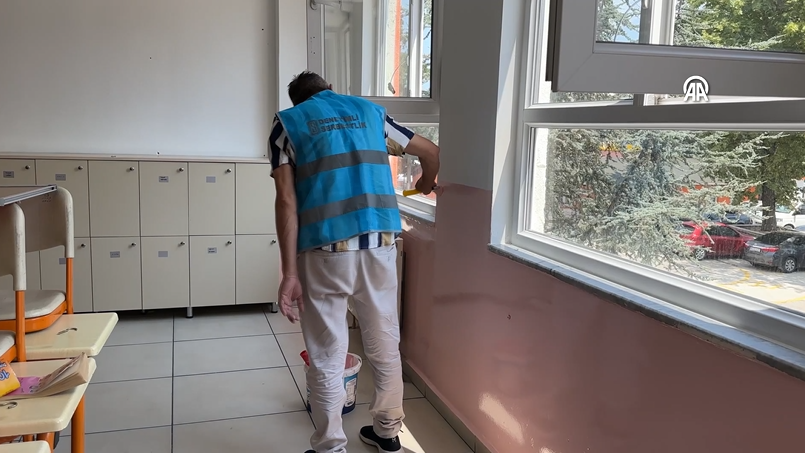 Yükümlüler okulları yeni sezona hazırlıyor! "Çocuklara hizmet verdiğim için mutluyum" - Resim: 10