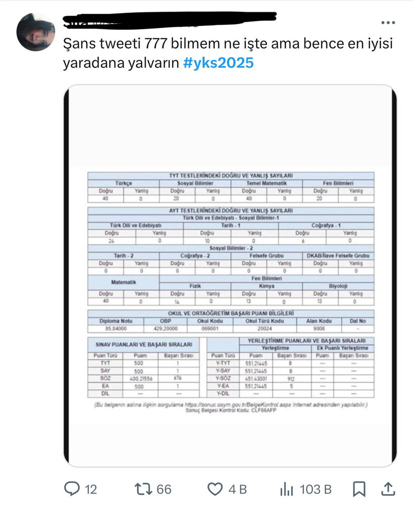 YKS YORUMLARI | 2025 Üniversite Sınavı YKS zor muydu, kolay mıydı? - Resim: 21
