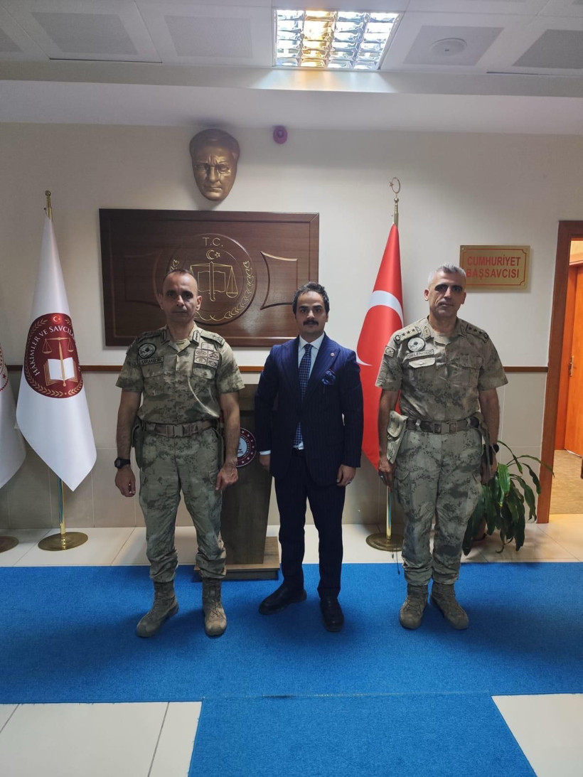 Başsavcı Taner Gül'e hoş geldin ziyaretleri! İlçenin yöneticilerini makamında ağırladı - Resim: 3