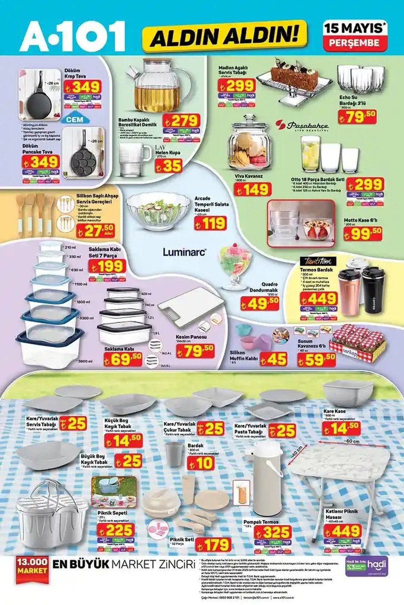 A101 15 MAYIS KATALOĞU 2025 || Bu Perşembe “Aldın Aldın” kataloğunda neler var? İşte 15 Mayıs 2025 A101 indirimli ürünler listesi - Resim: 6