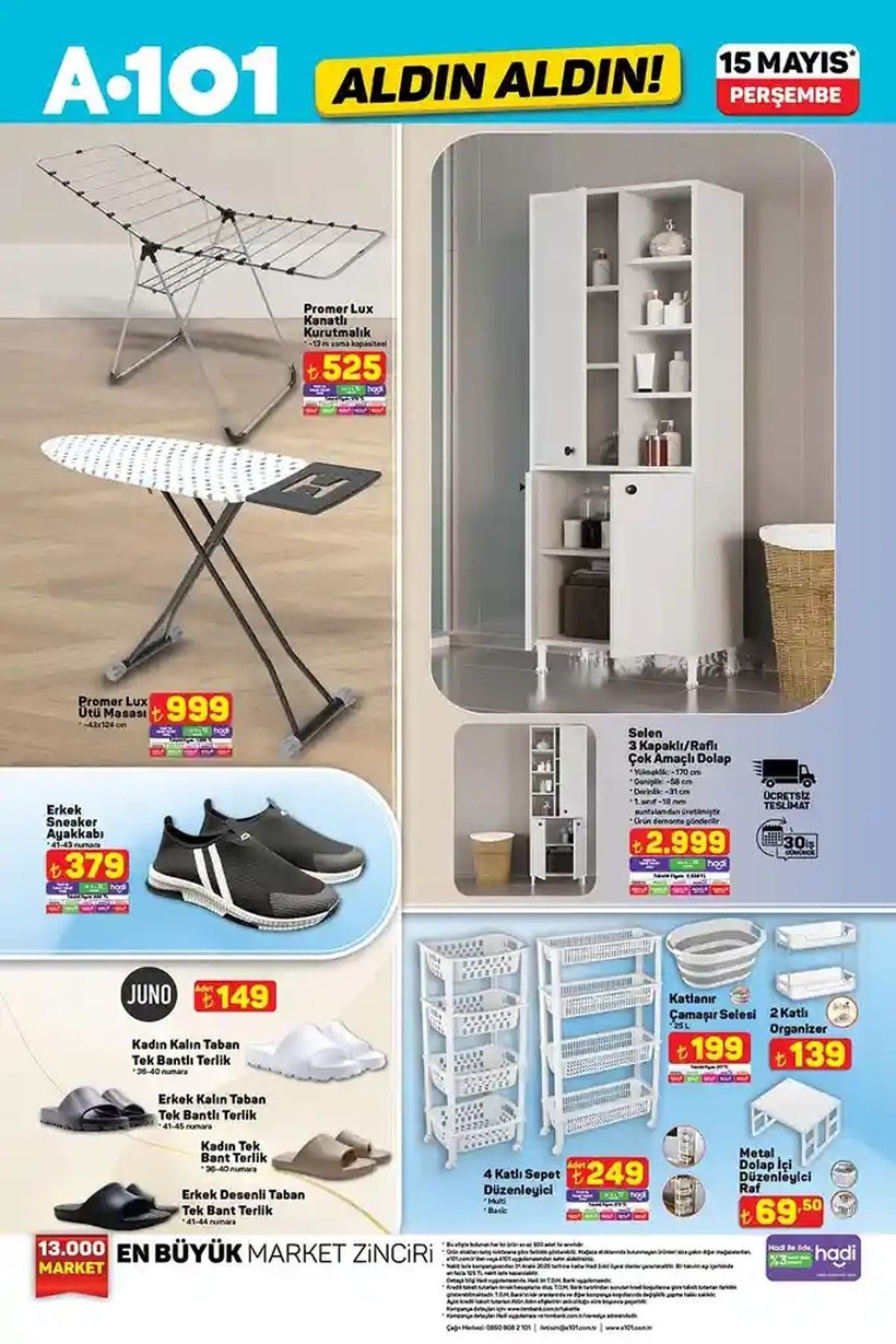 A101 15 MAYIS KATALOĞU 2025 || Bu Perşembe “Aldın Aldın” kataloğunda neler var? İşte 15 Mayıs 2025 A101 indirimli ürünler listesi - Resim: 7
