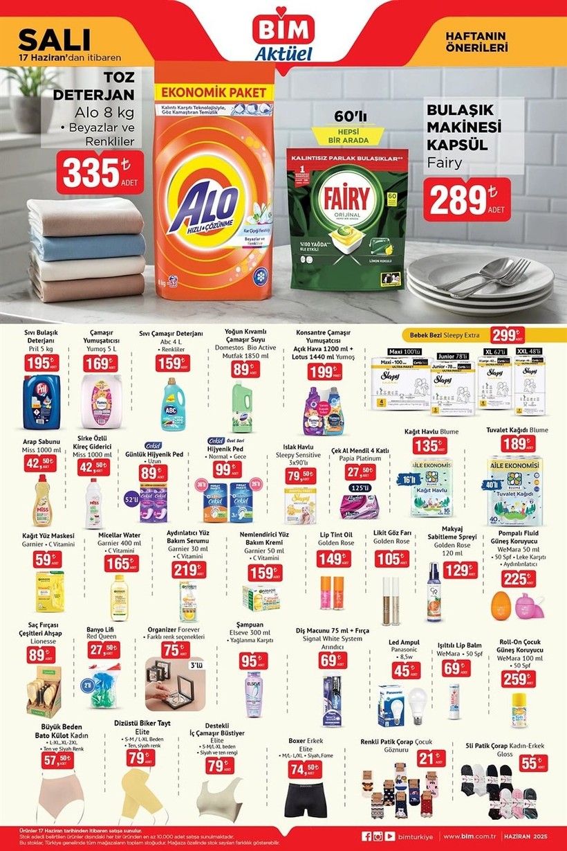 BİM 17-18 HAZİRAN KATALOĞU 2025 || Bu Salı BİM’in market indirimlerinde neler var? - Resim: 4