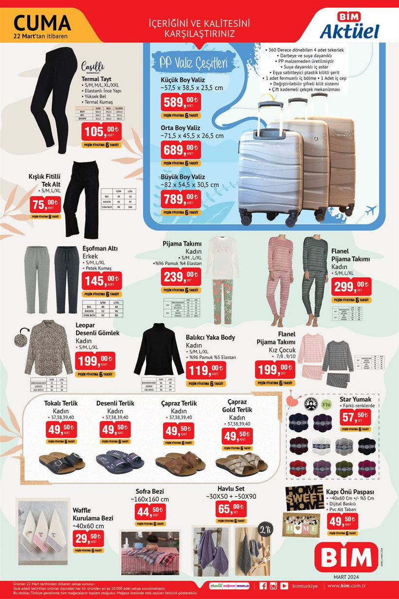 19-22 Mart 2024 BİM aktüel kataloğu! BİM'e çekme karavan, çapa makinesi geliyor! - Resim: 9