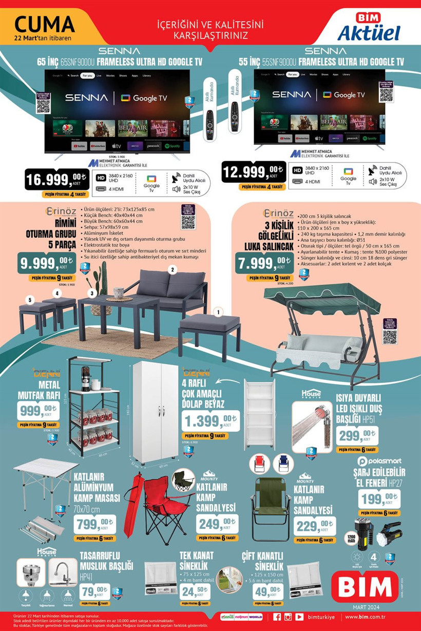 19-22 Mart 2024 BİM aktüel kataloğu! BİM'e çekme karavan, çapa makinesi geliyor! - Resim: 6