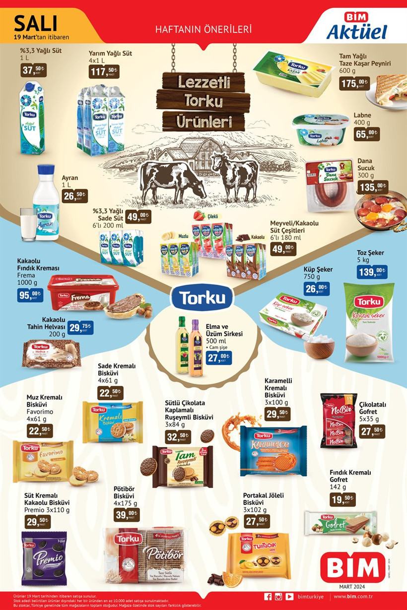 19-22 Mart 2024 BİM aktüel kataloğu! BİM'e çekme karavan, çapa makinesi geliyor! - Resim: 3