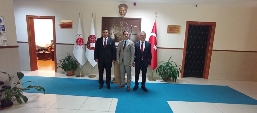 Başsavcı Taner Gül'e hoş geldin ziyaretleri! İlçenin yöneticilerini makamında ağırladı - Resim: 5