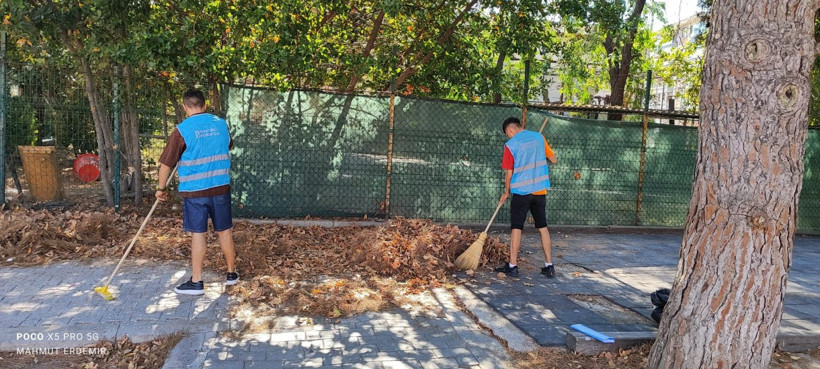 Bandırma'da denetimli serbestlik yükümlülerinden 14 okulda yenileme çalışması - Resim: 4