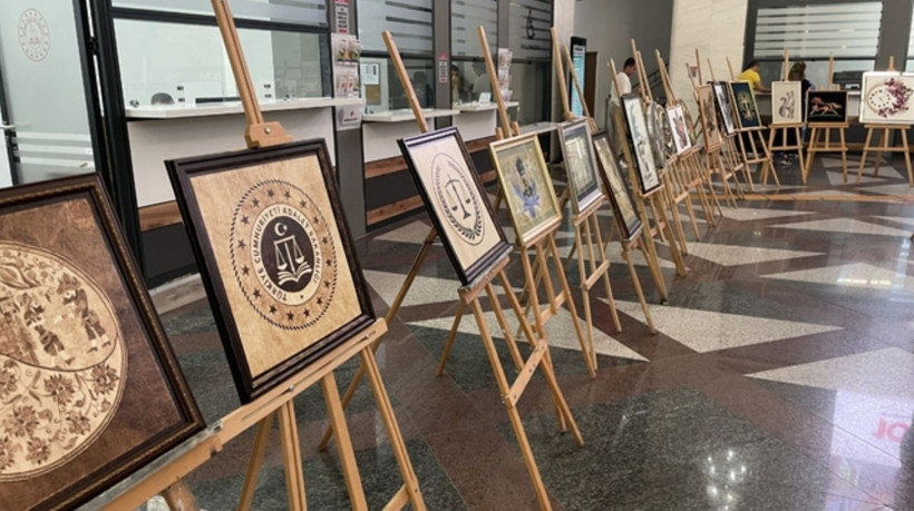 Bursa Adliyesi'nde "El Sanatları Sergisi" açıldı - Resim: 4