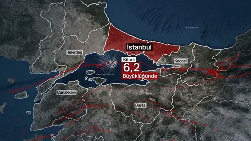 İstanbul'da 6.2 büyüklüğünde deprem! Marmara Bölgesi'nin tamamından hissedildi