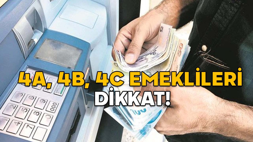 4A, 4B, 4C EMEKLİLERİ DİKKAT! Mayıs ayı maaş ödeme tarihleri değişti. SGK yeni maaş tarihlerini tek tek açıkladı