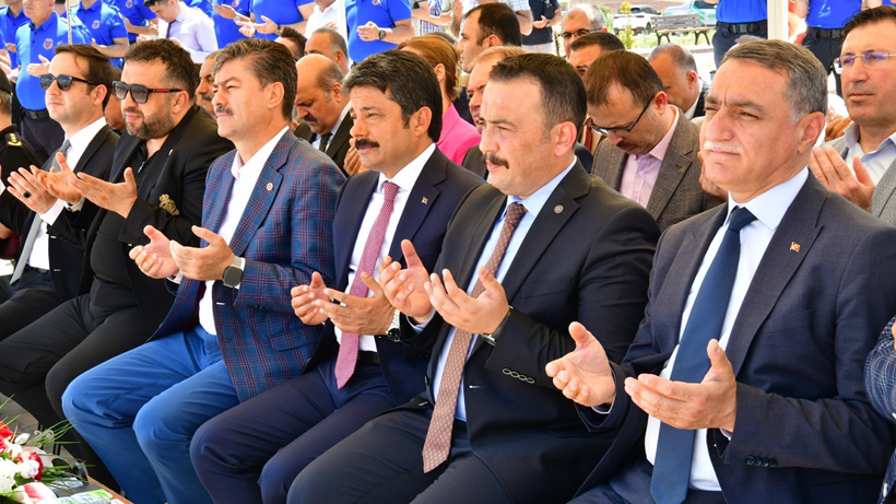 Başsavcı Ener, cezaevi lojmanlarına yapılacak caminin temel atma törenine katıldı