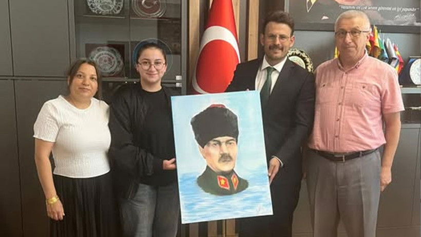 Başsavcı Karaca’ya lise öğrencisinden anlamlı hediye!