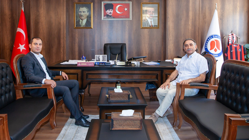 Başsavcı Harun Ünlüsoy’dan Rektör Gençcelep’e veda ziyareti