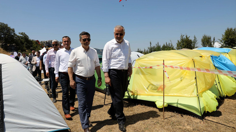 Kaymakam Altıpınar ve Başsavcı Aksoy, Kapıkaya Fest’i gezdi!