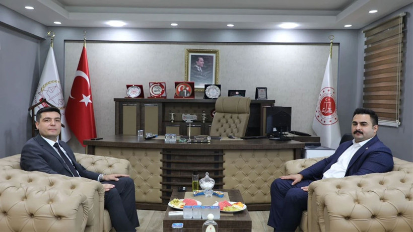 Başsavcı Sandal ve Komisyon Başkanı Güler, Kaymakam Ülkü’yü ağırladı!