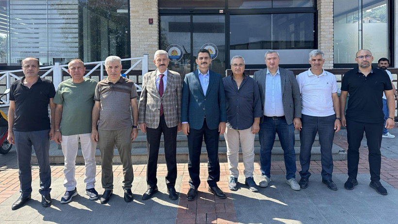 Turan Kuloğlu ve Mehmet Osmanoğlu Araklı'da! Hemşehrileriyle bir araya geldiler