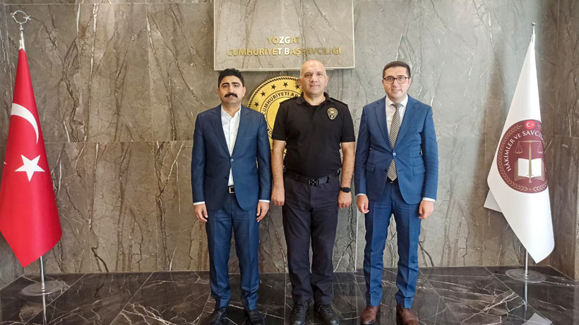 İl Emniyet Müdürü Tecimer'den Başsavcı Aydoğan ve Komisyon Başkanı Akdoğan'a veda ziyareti