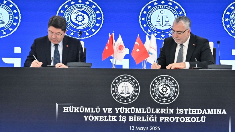 İki bakanlık arasında imzalar atıldı! Hükümlülere istihdam köprüsü kurulacak - Resim: 1