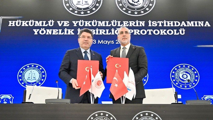 İki bakanlık arasında imzalar atıldı! Hükümlülere istihdam köprüsü kurulacak - Resim: 3