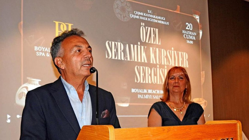 Çeşme Halk Eğitim Merkezi kursiyer sergisi sanat severlerle buluştu! - Resim: 5
