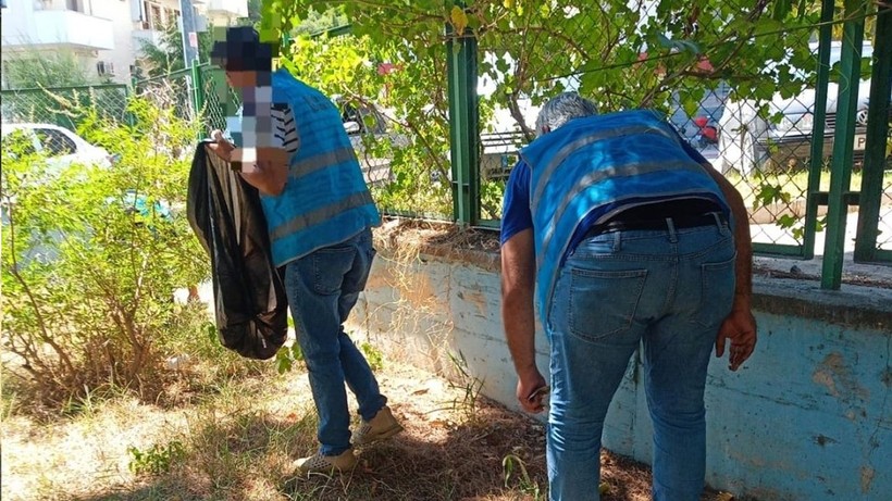 Yükümlüler İdare Mahkemesi bahçesini temizledi! Topluma uyum sağlamaları amaçlandı - Resim: 2
