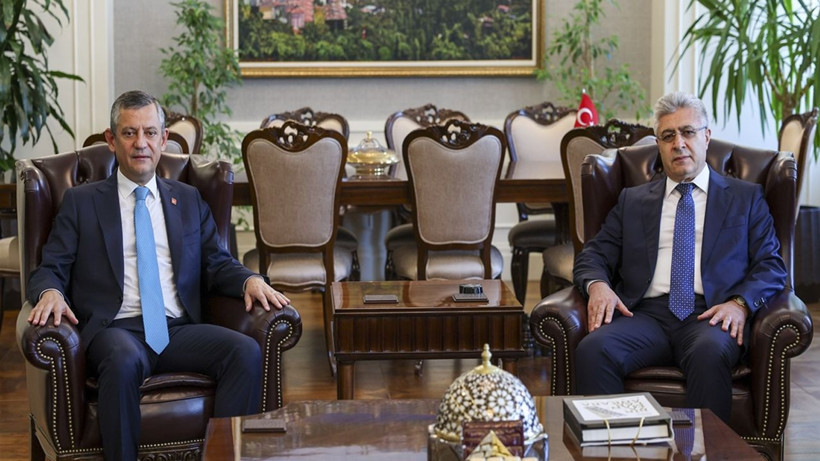 Özgür Özel'den Yargıtay Cumhuriyet Başsavcısı Şentürk'e ziyaret! Mansur Yavaş da eşlik etti - Resim: 1