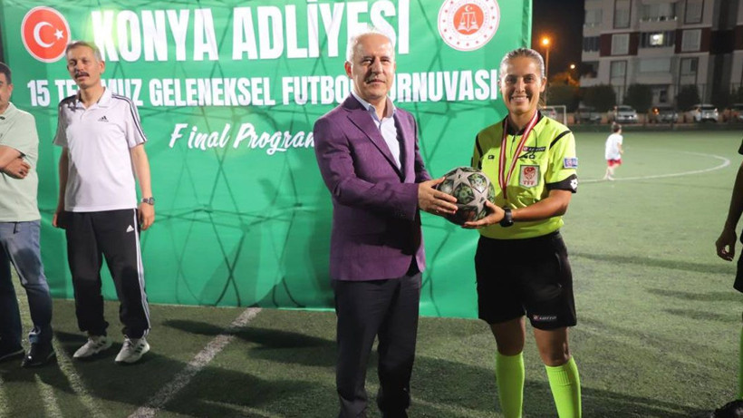 Konya Cumhuriyet Başsavcılığı'ndan 15 Temmuz anması! Şehitler için sahaya çıktılar - Resim: 5