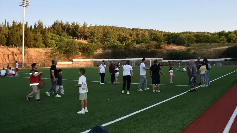 Aileler akşam sporunda buluştu! Başsavcı Akın da etkinliğe destek verdi - Resim: 1