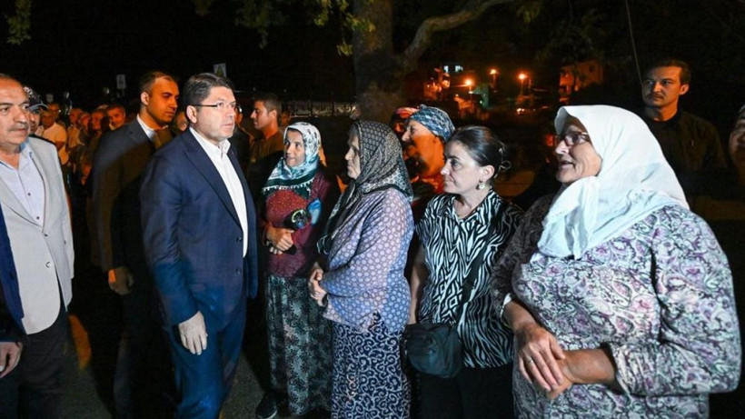 Bakan Yılmaz Tunç yangınları yerinde inceledi! "17 şüpheli tutuklandı" - Resim: 2
