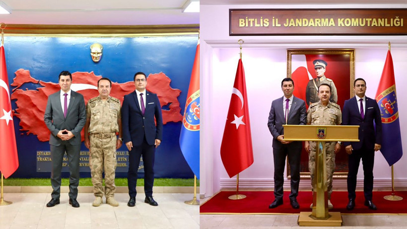 Başsavcı Genç ve Komisyon Başkanı Ateş'ten İl Jandarma Komutanı Tombul'a ziyaret - Resim: 3