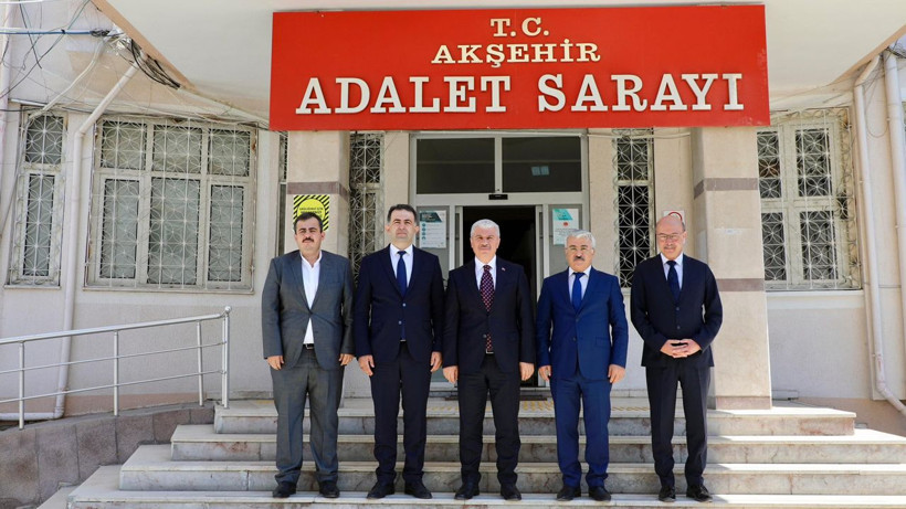 Vali İbrahim Akın'dan Başsavcı Mustafa Abur'a ziyaret - Resim: 3