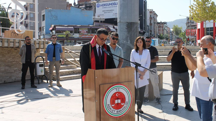 Alaşehir'de yeni adli yıl resepsiyonla kutlandı! Başsavcı Tuncay hukukun üstünlüğüne dikkat çekti - Resim: 4